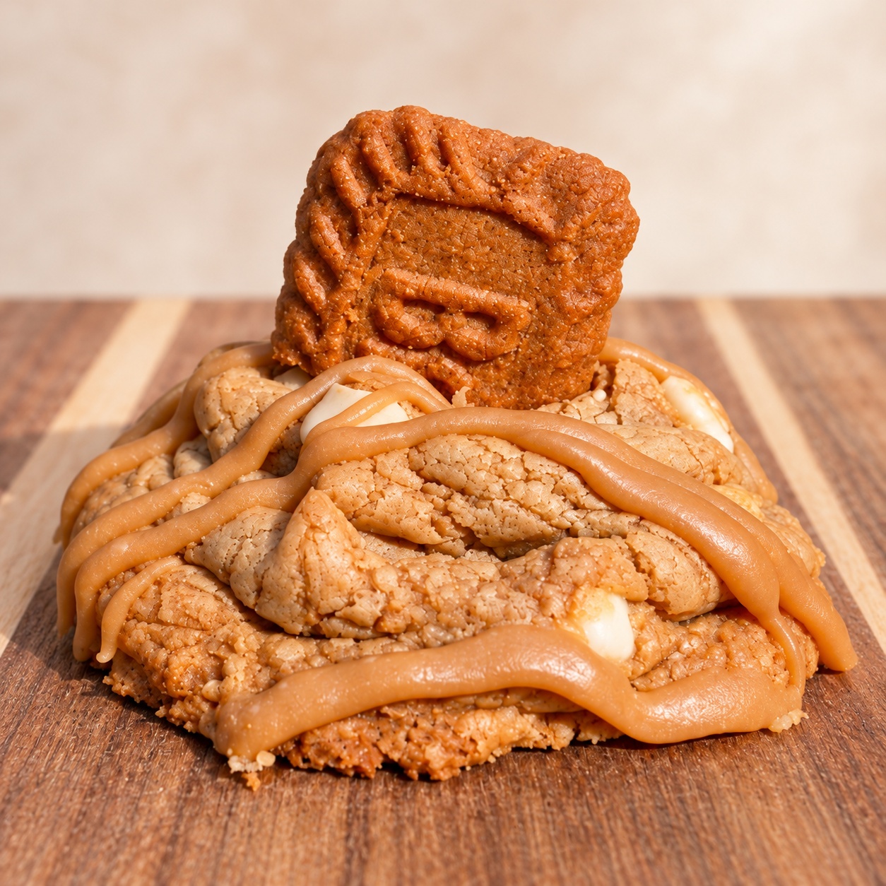 Cookie Butter Stuffed Cookie